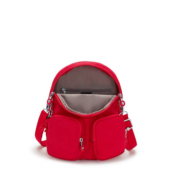 Kipling Firefly Up Convertible Ryggsekk Rød | NO 1638BE